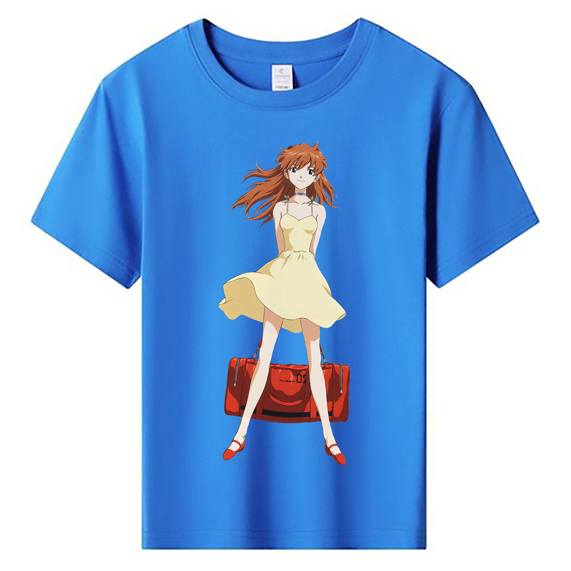 （画像用） EVA 新世紀エヴァンゲリオン 綿100％キッズTシャツ（フロントプリント）
